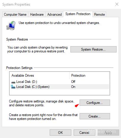 How to set up System Restore in Windows 10
