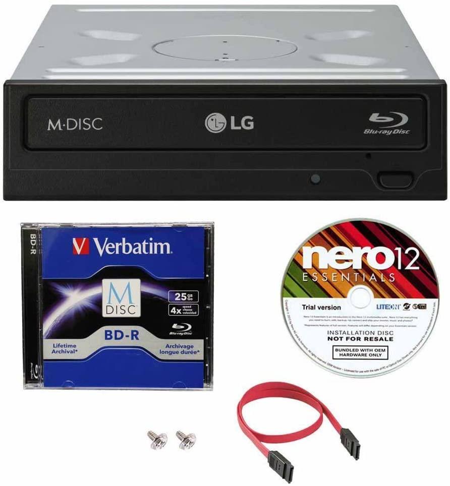 LG WH16NS40 16X Super Multi M-Disc Blu-ray BDXL DVD CD Internal Burner Writer Drive